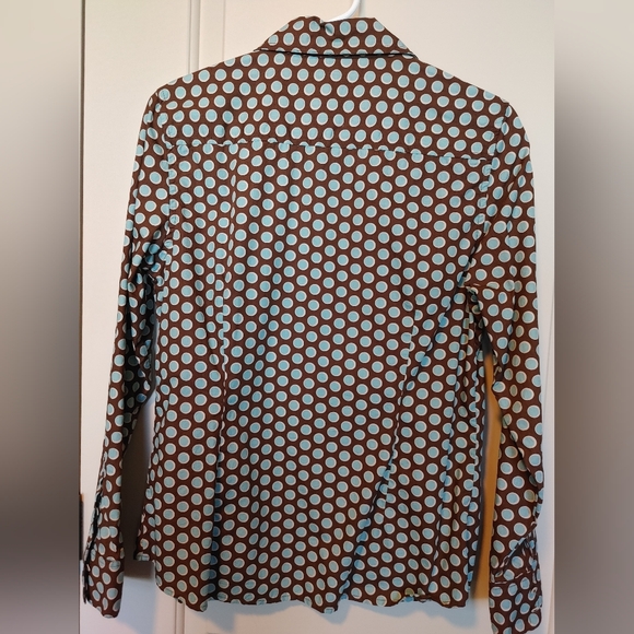 Boden Classic Button down in Brown and Blue, Size US 8-10 or UK 14 - Picture 2 of 7